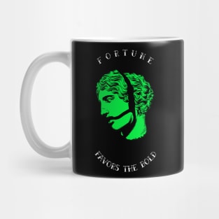Greek statue with latin saying t-shirt "fortune favors the bold" Mug